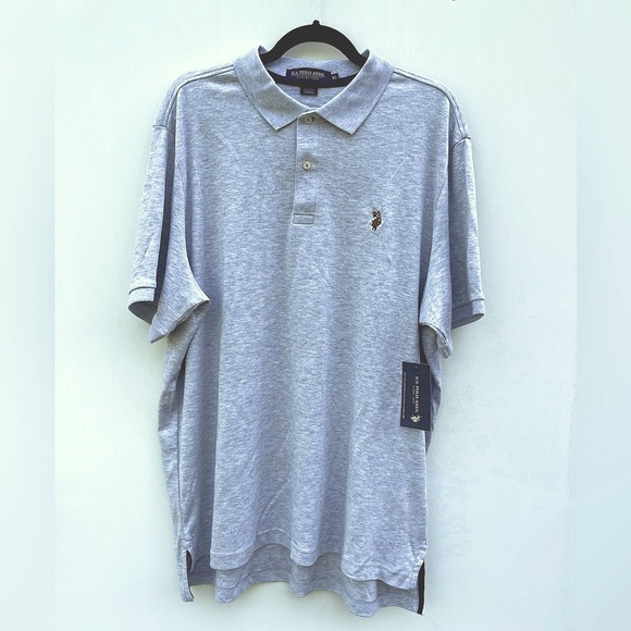 U.S. Polo Assn. Other - NWT- U.S. Polo Assn. Heather Gray Polo Shirt